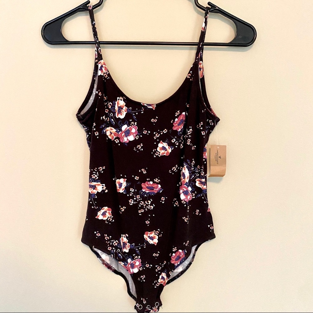 American Eagle Floral Body Suit